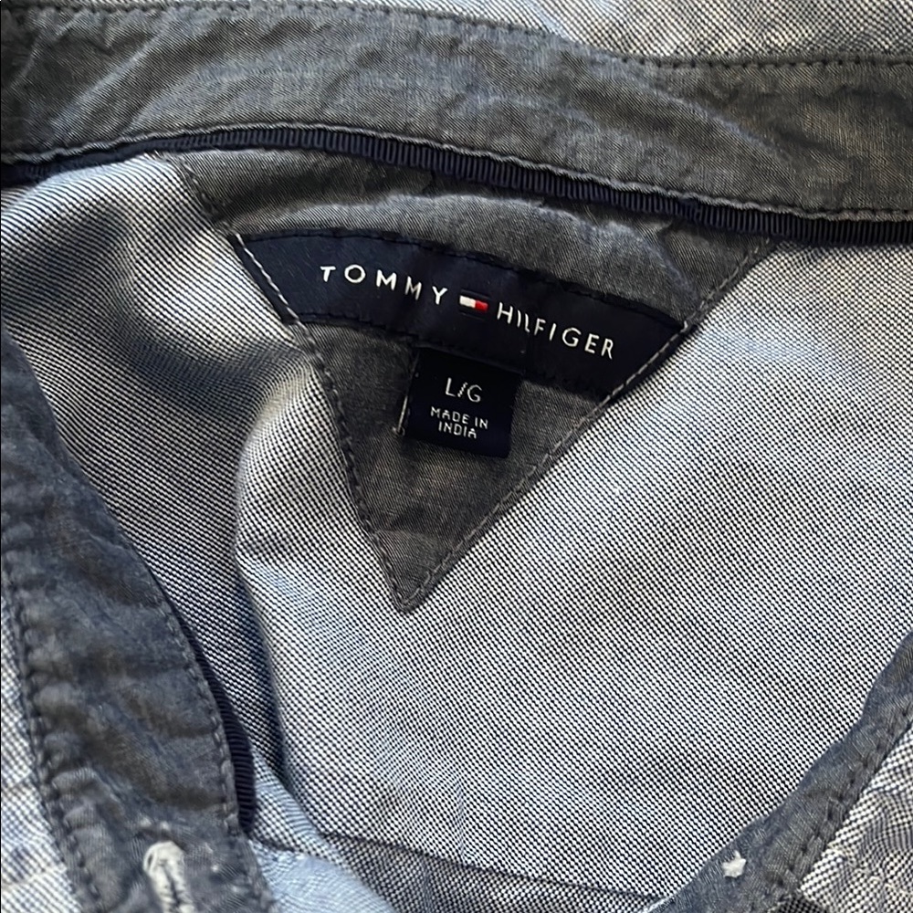 Blue Button-Up Shirt - Picture 3 of 3